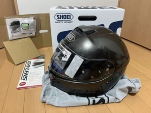 Casco metálico antracita Shoei Neotec 3 interior abatible caja S,M,L,XXL NUEVO Japón - Imagen 1 de 8