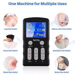 TENS EMS Machine Electronic Pulse Body Massager Muscle Stimulator Pain Relief - Picture 1 of 12
