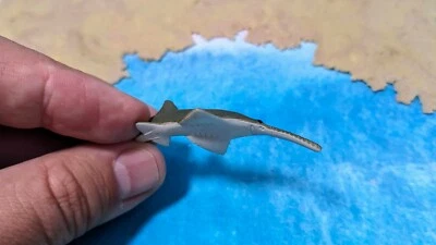 1/32 oder 1/35 Schwertfisch Wasser Modell Tier Figur Zoo Diorama Spur 1 BEMALT ! - Bild 1 von 4