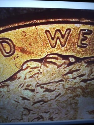 2012 Lincoln Penny Cent Interior Skull Die Crack Error Bu Red - Image 1 of 4