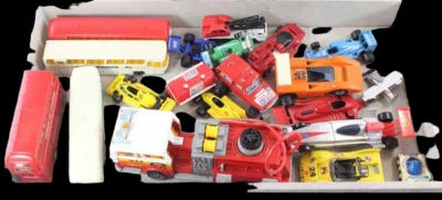 DIVERS 1/43ème  POMPIER - BUS LONDONIEN SOLIDO SEEROL MAJORETTE / jouet ancien  - Photo 1/3