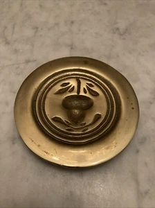 Vintage 1940's Wilton Heavycast brass BUTTER MOLD w/ acorn design *kitchen decor - Picture 1 of 5