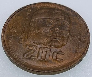 World Coin: 1983 Mexico - 20 Centavos - Circulated (SKU 167) - Picture 1 of 2