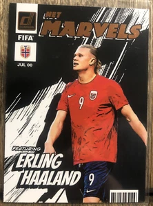 2022-23 Panini Donruss Soccer Net Marvels #17 Erling Haaland Norway ⚡️ - Picture 1 of 2