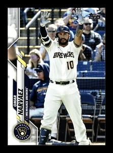 2020 Topps Update Series #U-250 Omar Narvaez - Milwaukee Brewers - Imagen 1 de 2