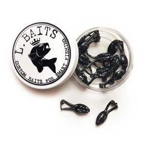LBAITS L.BAITS FROSCH 1,5" weicher handgefertigter Duft salzige Vorrichtung Steinfischköder #102 - Bild 1 von 2