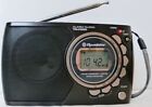 PORTABLE RADIO  ROADSTAR TRA-2362D Weltradio in Schwarz mit Hlle Alarm Clock