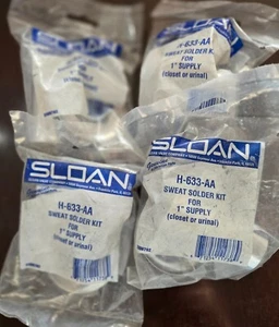 4 SLOAN SWEAT SOLDER KIT 1" SUPPLY H-633-AA NEW - Picture 1 of 2