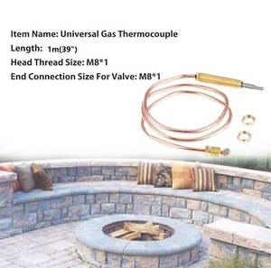 Suburban 161217 SRNA3 Range Stove gas firepit Replacement Long Oven Thermocouple - Imagen 1 de 14