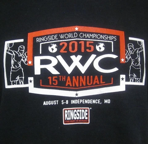 RINGSIDE WORLD CHAMPIONSHIPS hoodie hooded sweatshirt 2XL boxing 2015 Missouri Cover