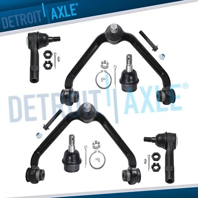 Front Upper Control Arms Tie Rods Ball Joints for Ford Ranger Mazda B3000 B4000 - Image 1 of 4