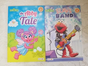 NEW Bendon Sesame Street "ELMO'S BAND" & "AN ABBY TALE" Reading Level 2 Books - Picture 1 of 2