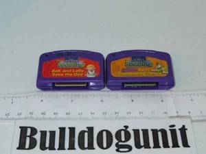 Lot 2 Leapfrog Leappad Storybook Game Cartridge Only Bob Builder Scooby-Doo - Picture 1 of 3