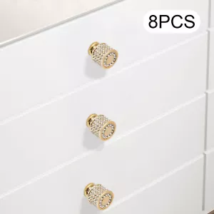 Pomelli per porta ottone cristallo diamantati trasparenti cassetti mobili maniglia armadio - Foto 1 di 11