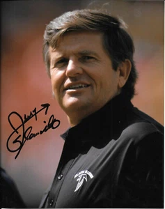 JERRY GLANVILLE SIGNED AUTOGRAPHED ATLANTA FALCONS HEAD COACH 8" x 10" PHOTO - Picture 1 of 1