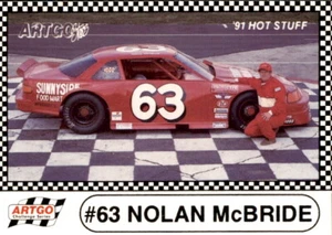 1991 Langenberg ARTGO #16 Nolan McBride McHenry Illinois IL - NM Racing Card - Picture 1 of 2