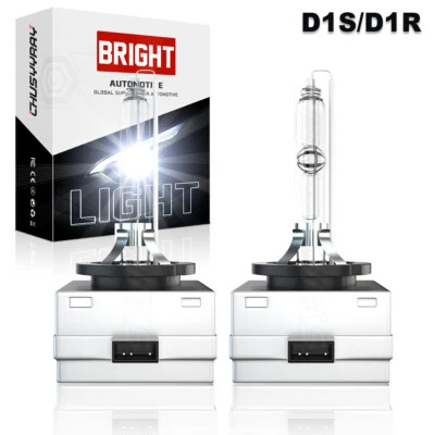 For Volvo S80 2008-2013 Low Beam Headlight Bulbs Kit 6000K White Replace HID - Image 1 of 4