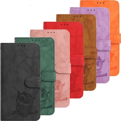 For Samsung M33 M53 M32 M52 A8 A5 J530 Animal Embossed Wallet Phone Case Cover - Image 1 of 4