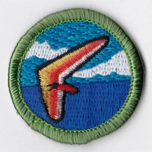 MERIT BADGE - SPOOF - HANG GLIDING - 1-1/2" DIA. - PRIVATE ISSUE - Picture 1 of 1