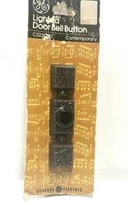 Botón Timbre Iluminado De Colección NOS GE, Modelo C22305D MCM Contemporáneo - Imagen 1 de 11