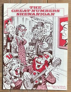 Folleto de canciones de la BBC Great Numbers Shenanigan 1986 Educación para escuelas - Imagen 1 de 5