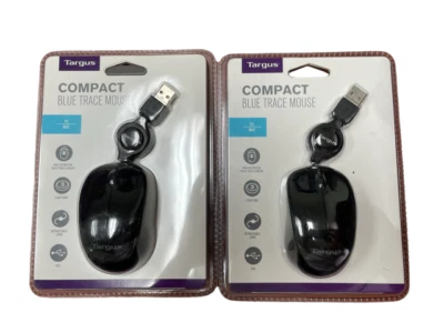 Lot of 2 Targus Compact Optical Mouse - Image 1 of 2