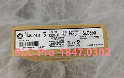1746OA16 1PC New AB Allen-Bradley 1746-OA16 SER D SLC 500 PLC Output Module - Image 1 of 4