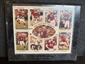 Placa 11x13 de los campeones del Superbowl de los San Francisco 49ers NFL 1994 ¡Todavía en plástico! - Imagen 1 de 6