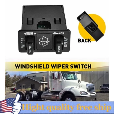 Wiper Control Switch Fits Freightliner Columbia & Coronado 2000-2017 0623096002 — 第 1/4 张图片