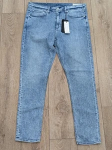 $195 Mens Rag & Bone Skinny Denim Jeans Baltic 36 x 32 - Picture 1 of 8