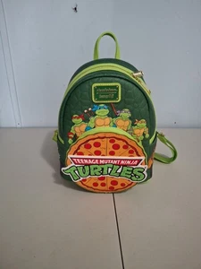 Loungefly Nickelodeon TMNT Teenage Mutant Ninja Turtles Mini Backpack Pizza - Picture 1 of 7