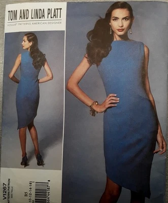 V 1267 Vogue Patterns Schnittmuster Kleid US 8-16 / D 34 - 42, unbenutzt - Bild 1 von 4