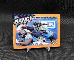 2021 Mosaic Derrick Henry “BANG!” /25 ORANGE FLUORESCENT PRIZM SSP No. B-6 💥 - Picture 1 of 22