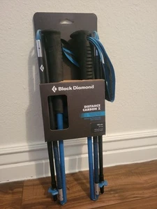 BRAND NEW Black Diamond Distance Carbon Z Trekking Poles - Pair - 130cm - Picture 1 of 6