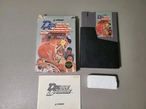 Double Dribble (Nintendo NES) Complete CIB Authentic Box, Game, Manual TESTED - Picture 1 of 14