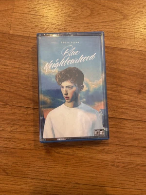 BLUE CASSETTE  TROYE SIVAN Blue Neighborhood URBAN OUTFITTERS Tape 0108 - Image 1 of 2