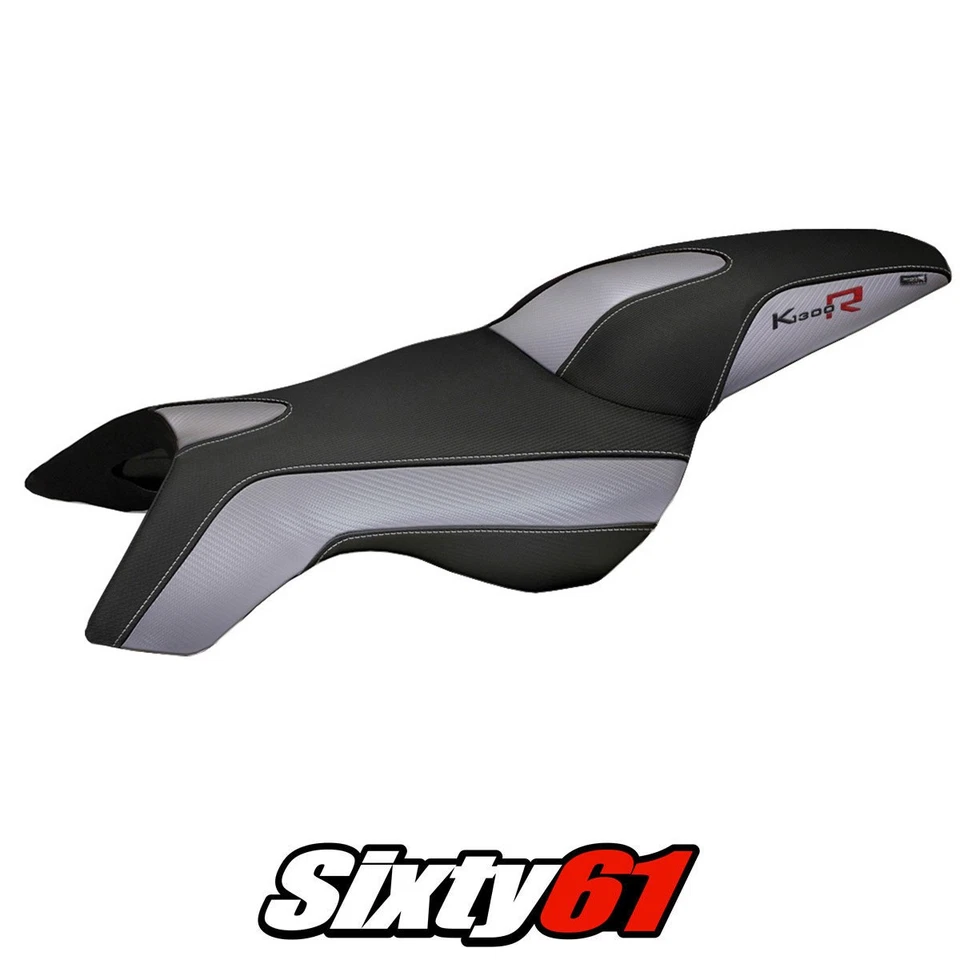 BMW K1300R 2009-2012 2013 2014 2015 2016 Seat Cover Tappezzeria Silver Black - Изображение 1 из 4