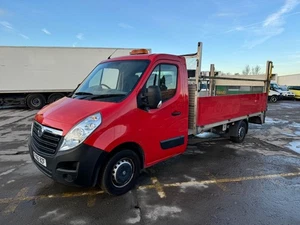 2017 VAUXHALL MOVANO 2.3 BI TURBO LWB 14FT6 DROPSIDE + TAIL LIFT EURO6 PRICE+VAT - Picture 1 of 19