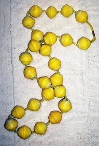 African Recycled Paper necklace choker Africa jnpl14 - Picture 1 of 2