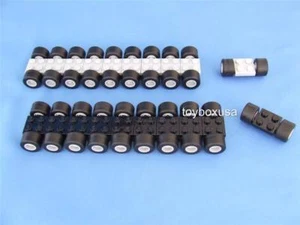 * New * 20 Sets of Lego City Car Truck Slick Tires Rims Axles Set ( 100 Pieces ) - Picture 1 of 1
