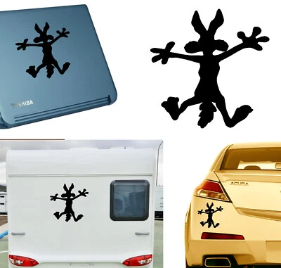 JUATINASLUIS Coyote, Vinylaufkleber Ver.3, Außendauer 7 Jahre