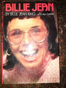 BILLIE JEAN VON BILLIE JEAN KING GEBUNDEN SIGNIERT 1974 ERSTAUSGABE JSA COA - Bild 1 von 4