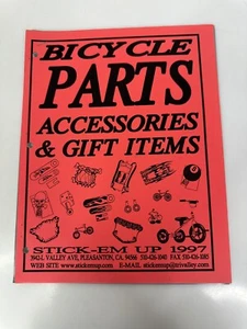 Vintage 1997 Stick-Em Up Bicycle Parts Consumer Catalog Brochure USA HTF - Picture 1 of 3