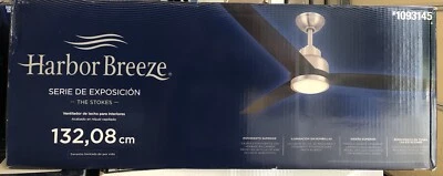 Harbor Breeze Showroom Series The Stokes 52”LED Ceiling Fan with Light & Remote - Image 1 of 2