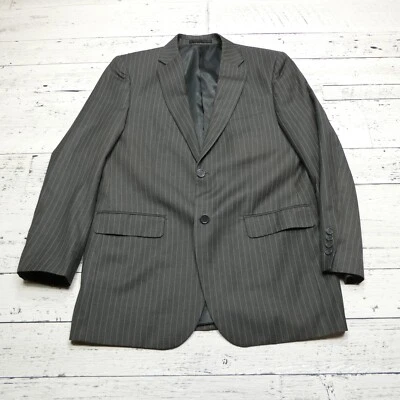 Giorgio Fiorelli Blazer Suit Jacket Size 40R Gray Super 150 Double Vented - Image 1 of 4