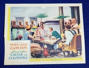 Aussteckkarte "Cäsar und Kleopatra" Vivien Leigh & Claude Rains - Bild 1 von 6