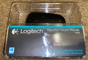 Logitech Ultrathin Touch T630 Black Wireless Optical Mouse No Cord Tested Read D - Picture 1 of 16