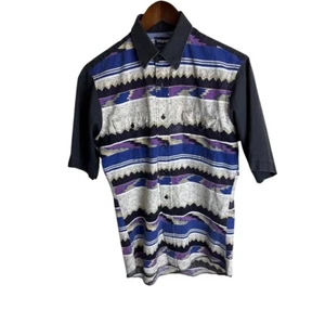 Vintage Wrangler Men’s Aztec Southwestern Western Short Sleeve Shirt Size 15 - Picture 1 of 6