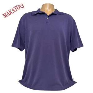 Polo Tommy Bahama uomo taglia XL maniche corte logo cotone viola prugna - Foto 1 di 9