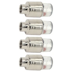 4Pcs LED Dragonfly Wheel Tyre Tire Air Valve Stem Cap Light Lamp For Car Bike - Picture 1 of 12